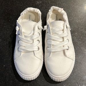 White Slip-On Sneakers